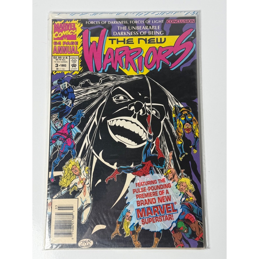 The New Warriors Annual #3 1993 Marvel Comics Forces of Darkness Conclusion